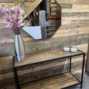Black Rustic Console Table 3
